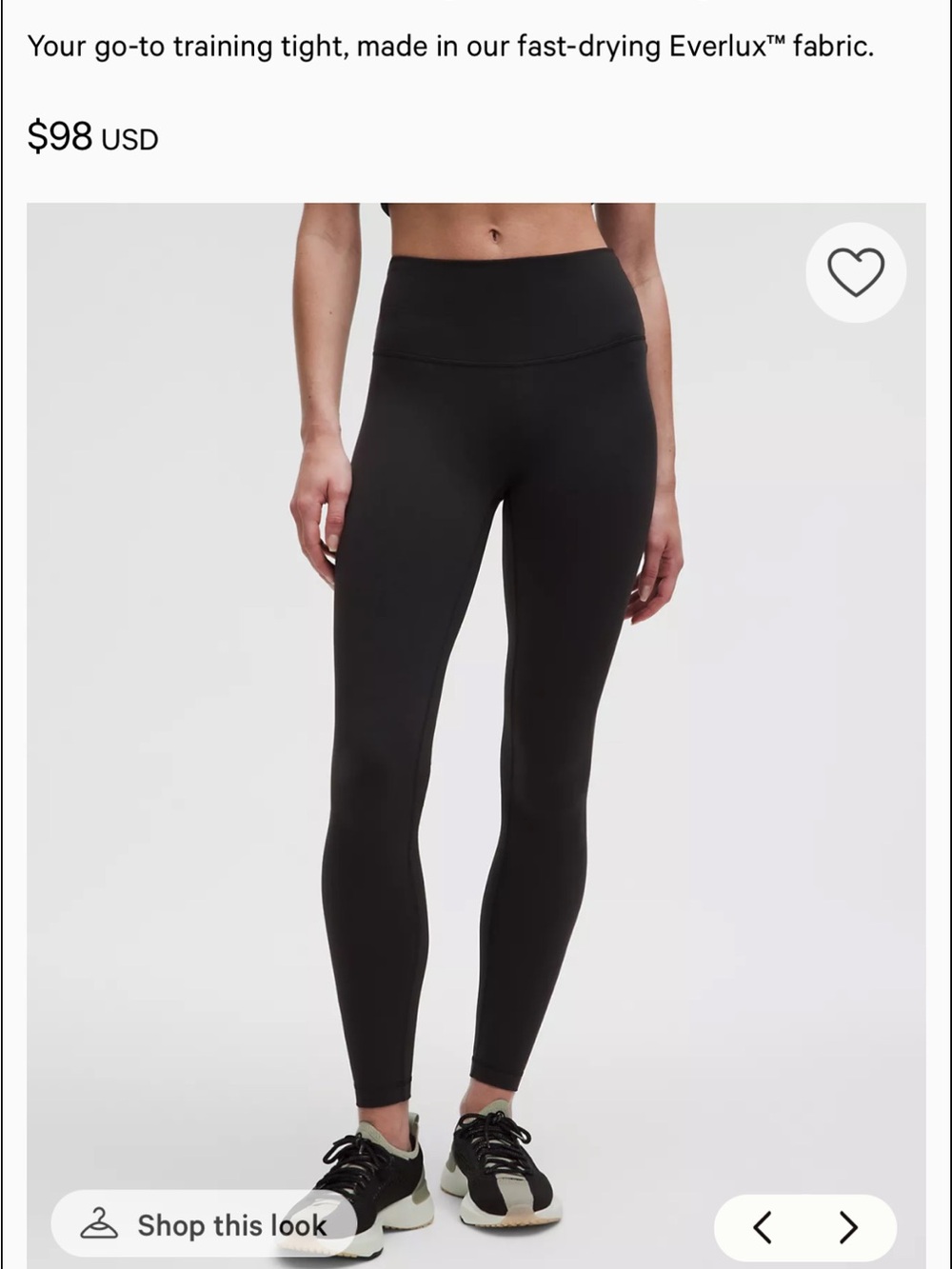 Black Wunder Train lululemon athletica leggings